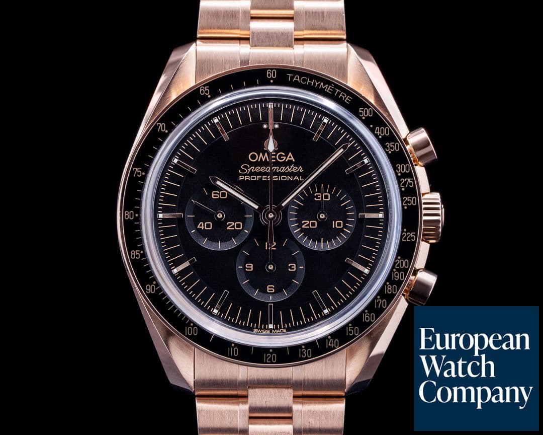 Image of Omega Speedmaster Professional Moonwatch 18k Sedna Rose Gold 2021