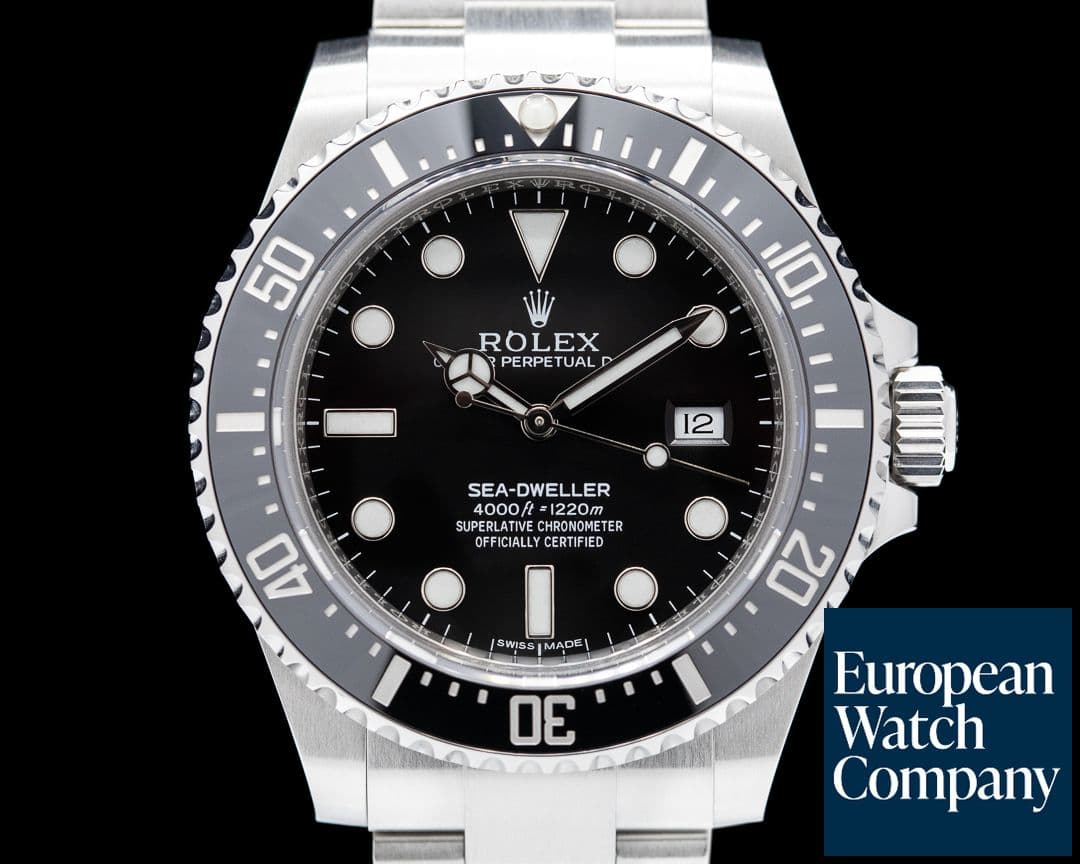 Image of Rolex Sea Dweller 4000 116600 SS DISCONTINUED FULL SET 2018