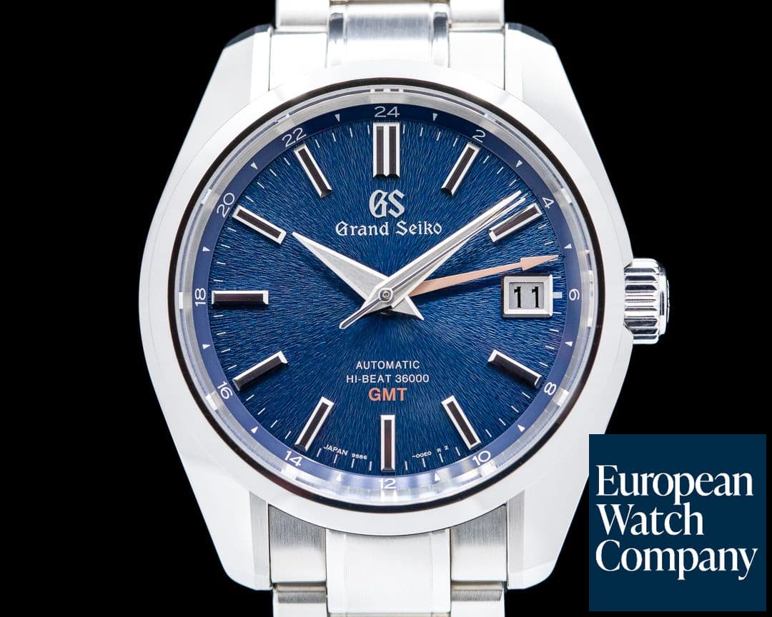 Image of Grand Seiko Heritage Hi-Beat 36000 GMT Blue Dial SS LIMITED EDITION
