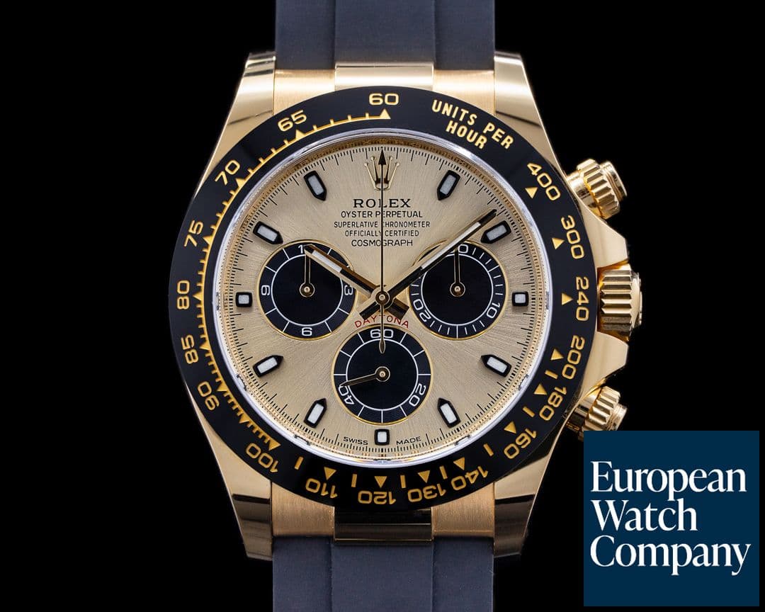 Image of Rolex Daytona 116518LN Gold Dial 18K Yellow Gold / Rubber 2021