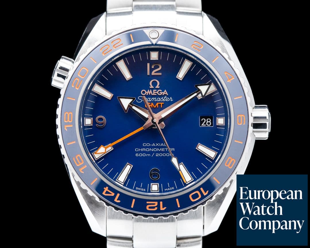 Image of Omega Seamaster Planet Ocean Good Planet GMT 600M Co-Axial Blue Dial 