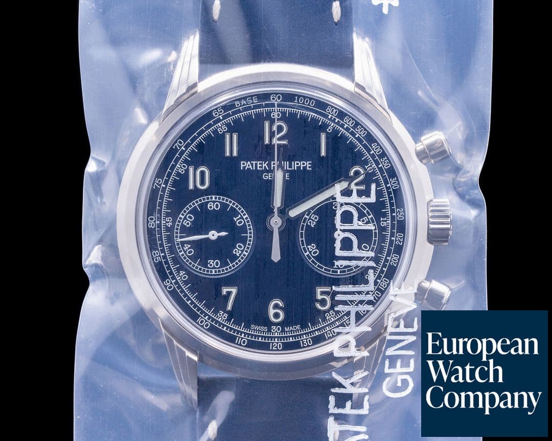 Image of Patek Philippe Chronograph 5172G 18K White Gold Blue Dial SEALED 2022