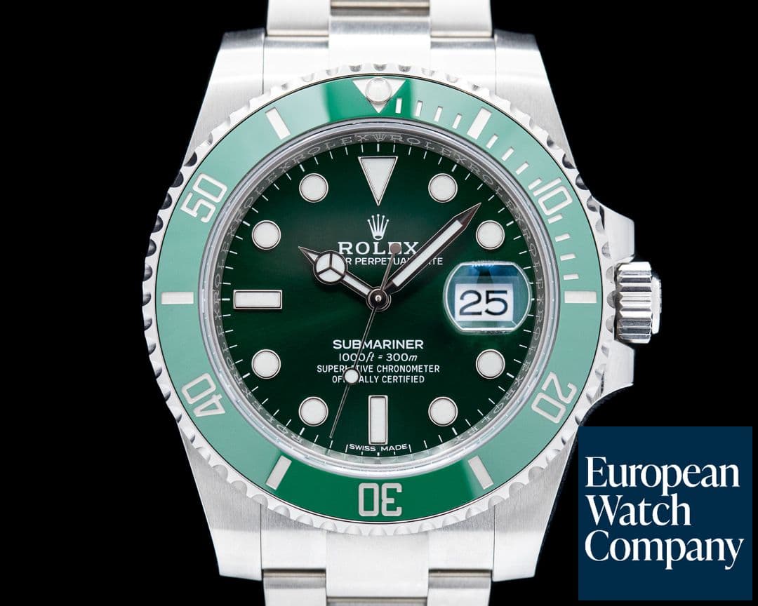 Image of Rolex Submariner "Hulk" Green Ceramic Bezel Green Dial SS UNWORN