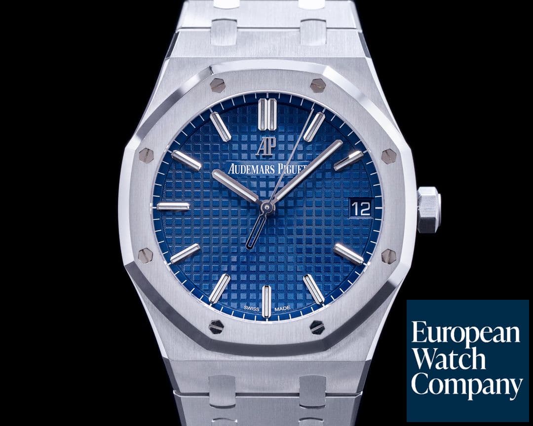 Image of Audemars Piguet Royal Oak Blue Dial 15500ST 