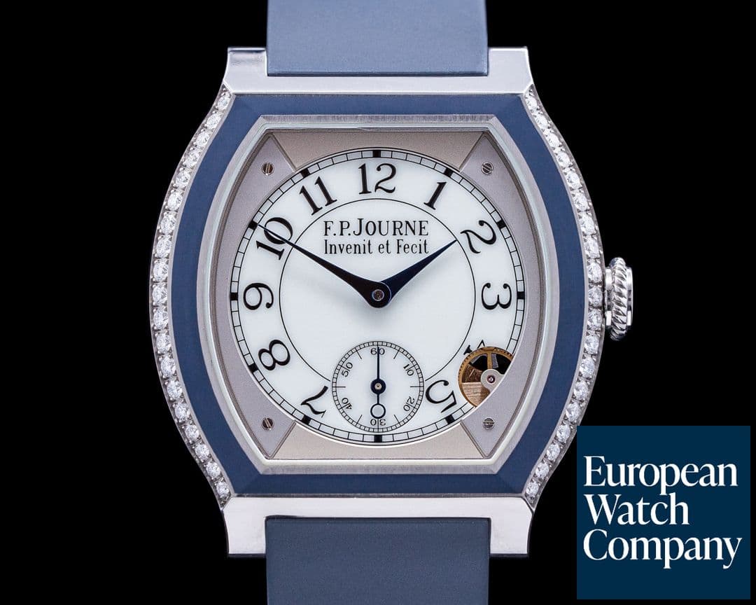 Image of F. P. Journe Elegante Ladies Quartz with Diamonds Ti / Rubber