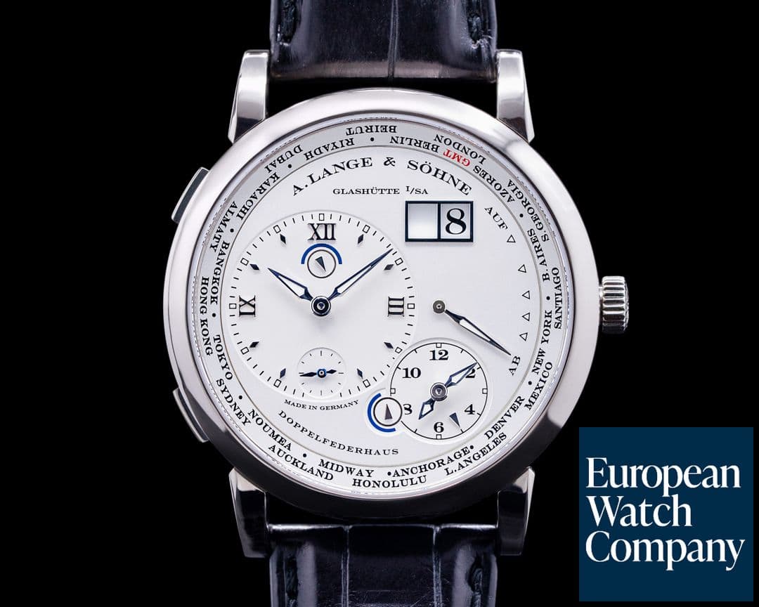 Image of A. Lange and Sohne Lange 1 Time Zone 116.039 18K White Gold