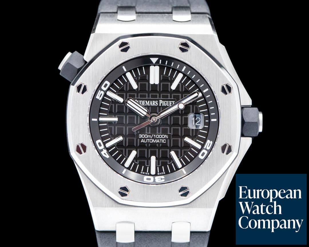 Image of Audemars Piguet Royal Oak 15710ST Offshore Diver Black / Rubber 