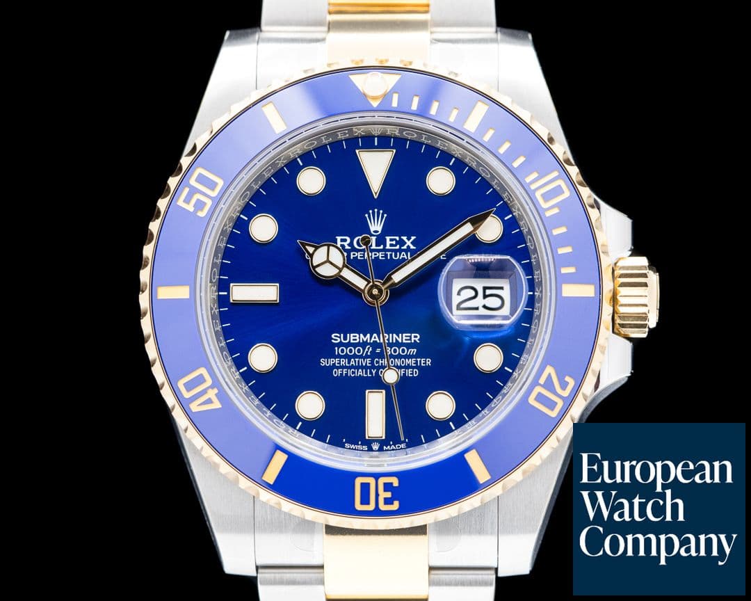 Image of Rolex Submariner 41MM 126613LB Ceramic Blue Dial 18K / SS UNWORN