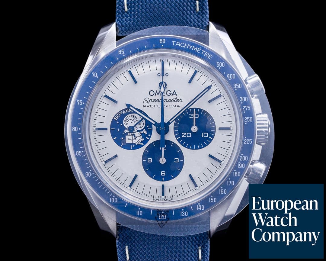 Image of Omega Speedmaster Silver Snoopy Award 50th Anniversary UNWORN