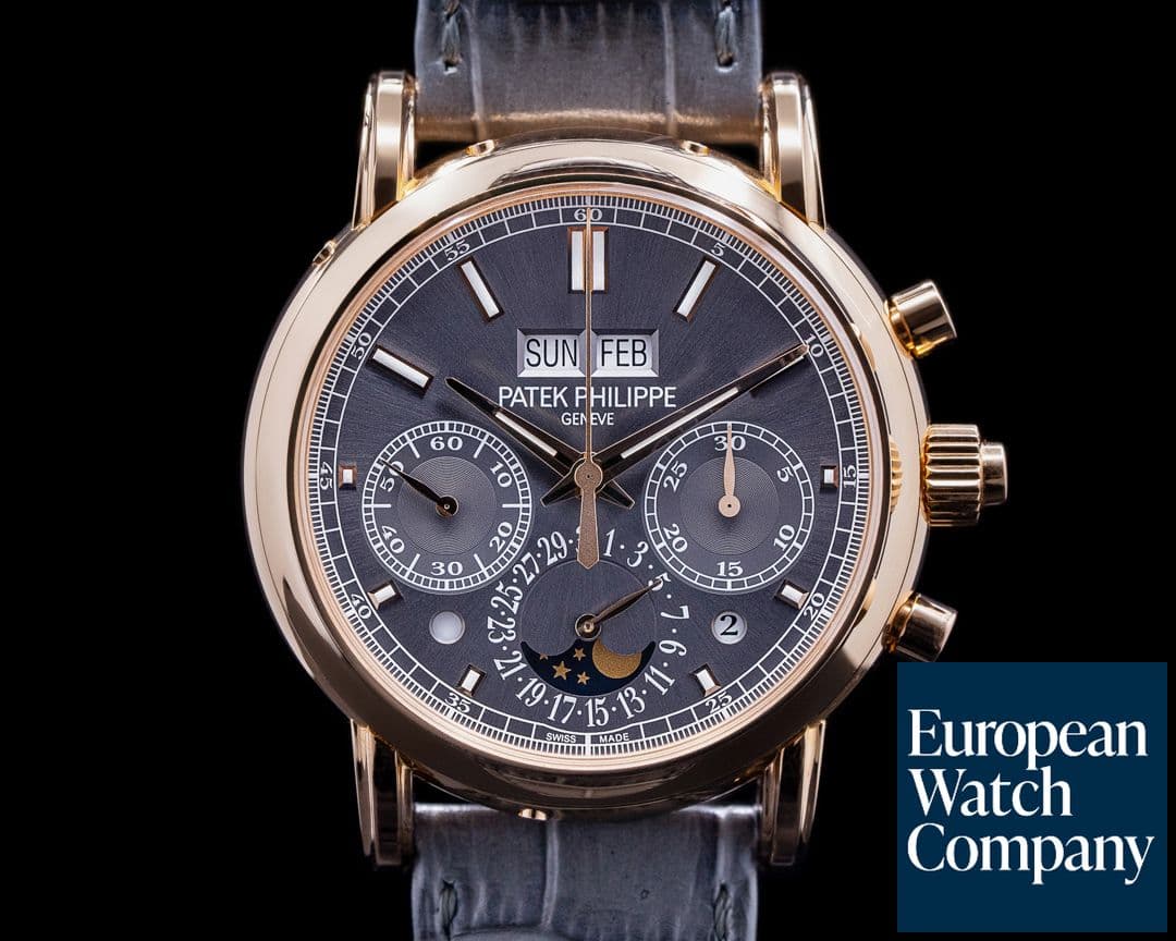 Image of Patek Philippe 5204R Split Second Perpetual Calendar Slate Gray Sunburst 2021