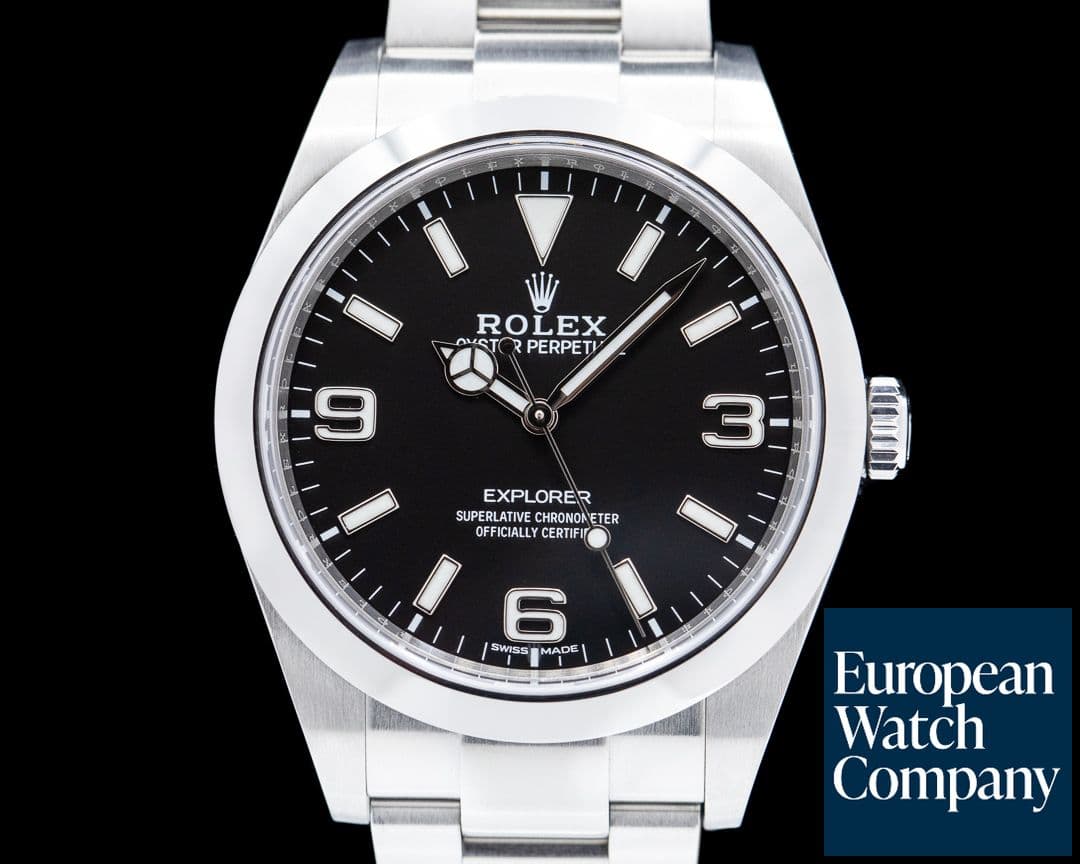 Image of Rolex Explorer I 214270 39MM Mark 2 dial
