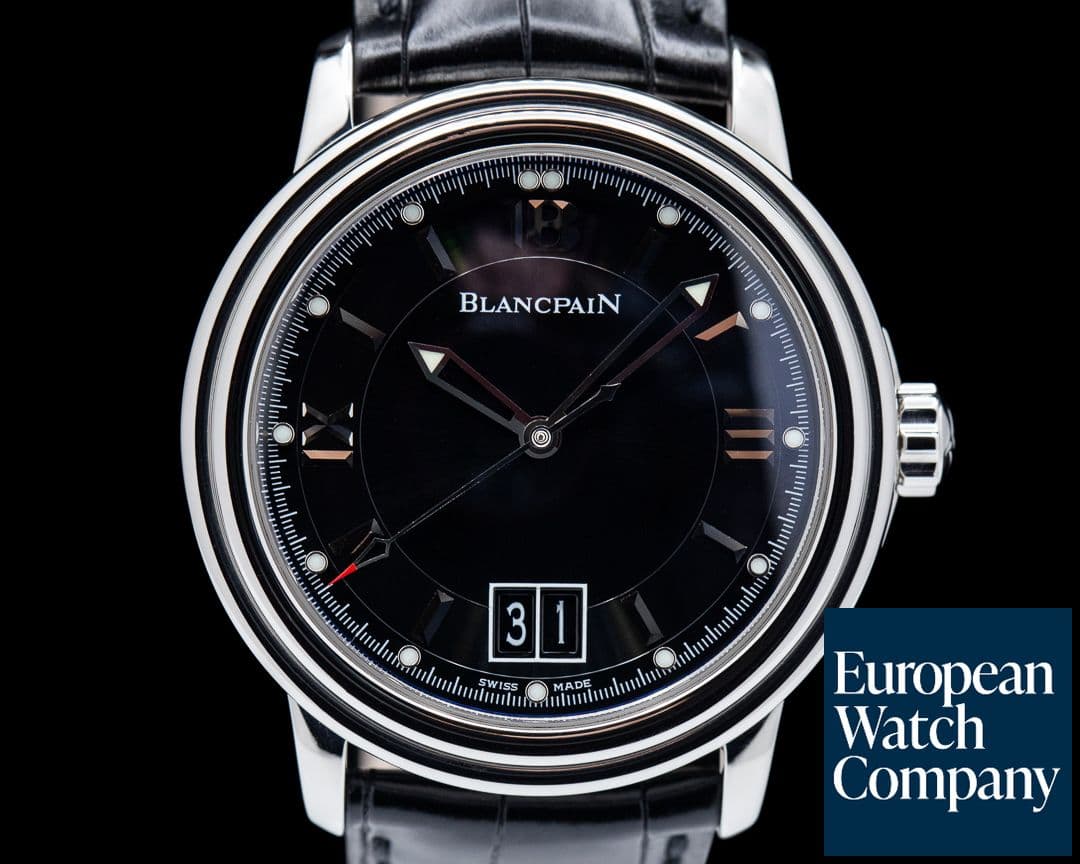 Image of Blancpain Leman Ultra Slim Big Date Automatic