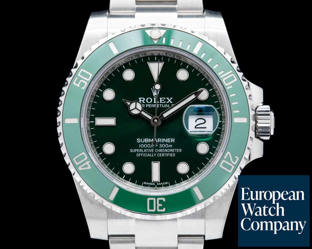 Image of Rolex Submariner "Hulk" Green Ceramic Bezel Green Dial SS 2019