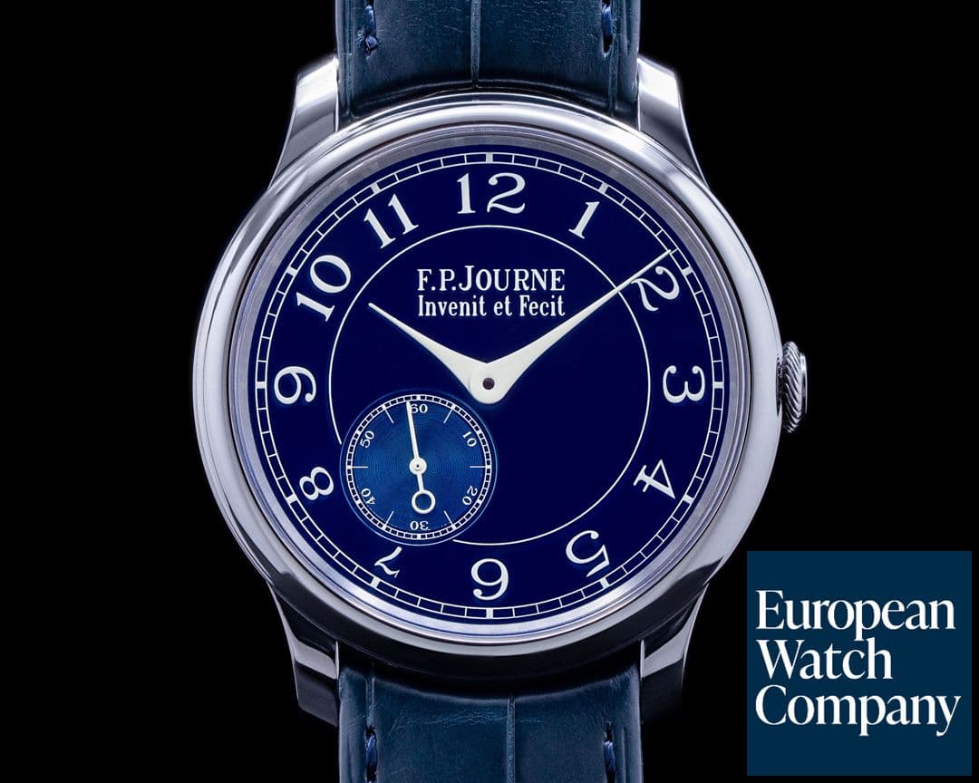 Image of F. P. Journe Chronometre Bleu Tantalum Blue Dial UNWORN