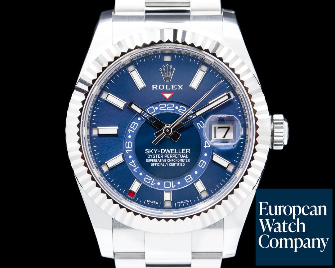 Image of Rolex Sky Dweller 326934 Steel Blue SS / Oyster 2022