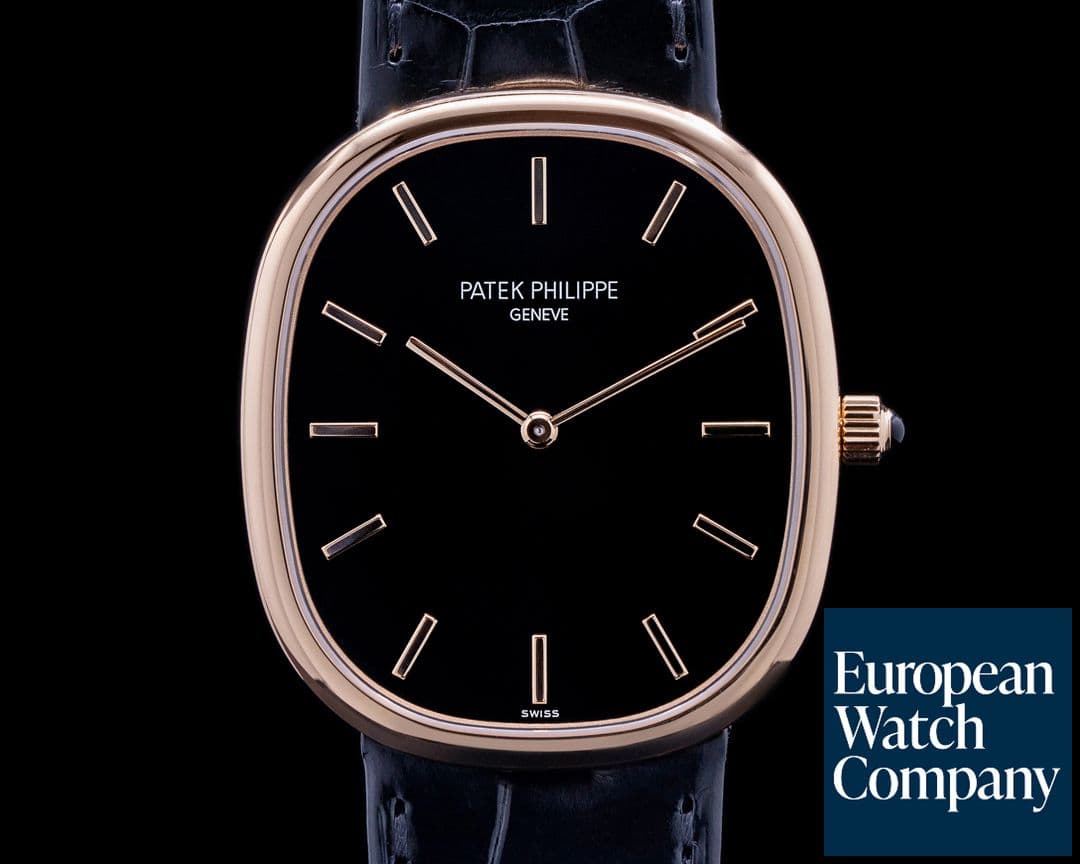 Image of Patek Philippe Golden Ellipse 5738R Rose Gold Black Dial