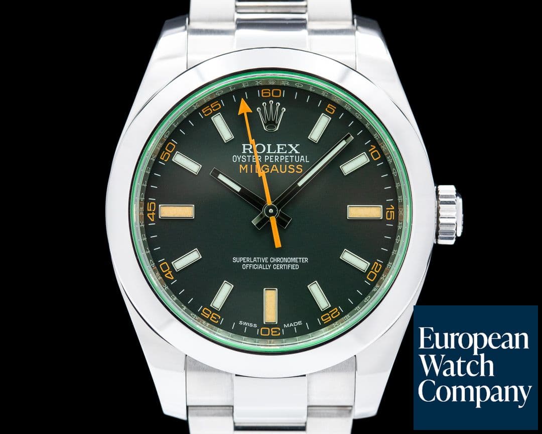 Image of Rolex Milgauss 116400GV Green Crystal Edition 2020