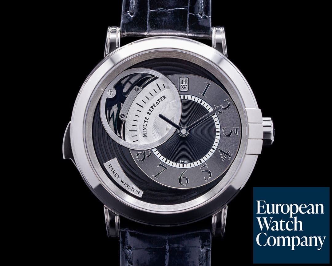 Image of Harry Winston Midnight Minute Repeater 18k White Gold LIMITED RARE