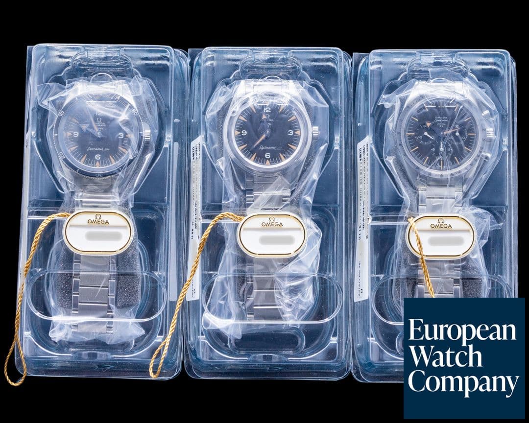 Image of Omega 1957 Trilogy Set Limited Edition 3 Watch Set FULL SET UNWORN