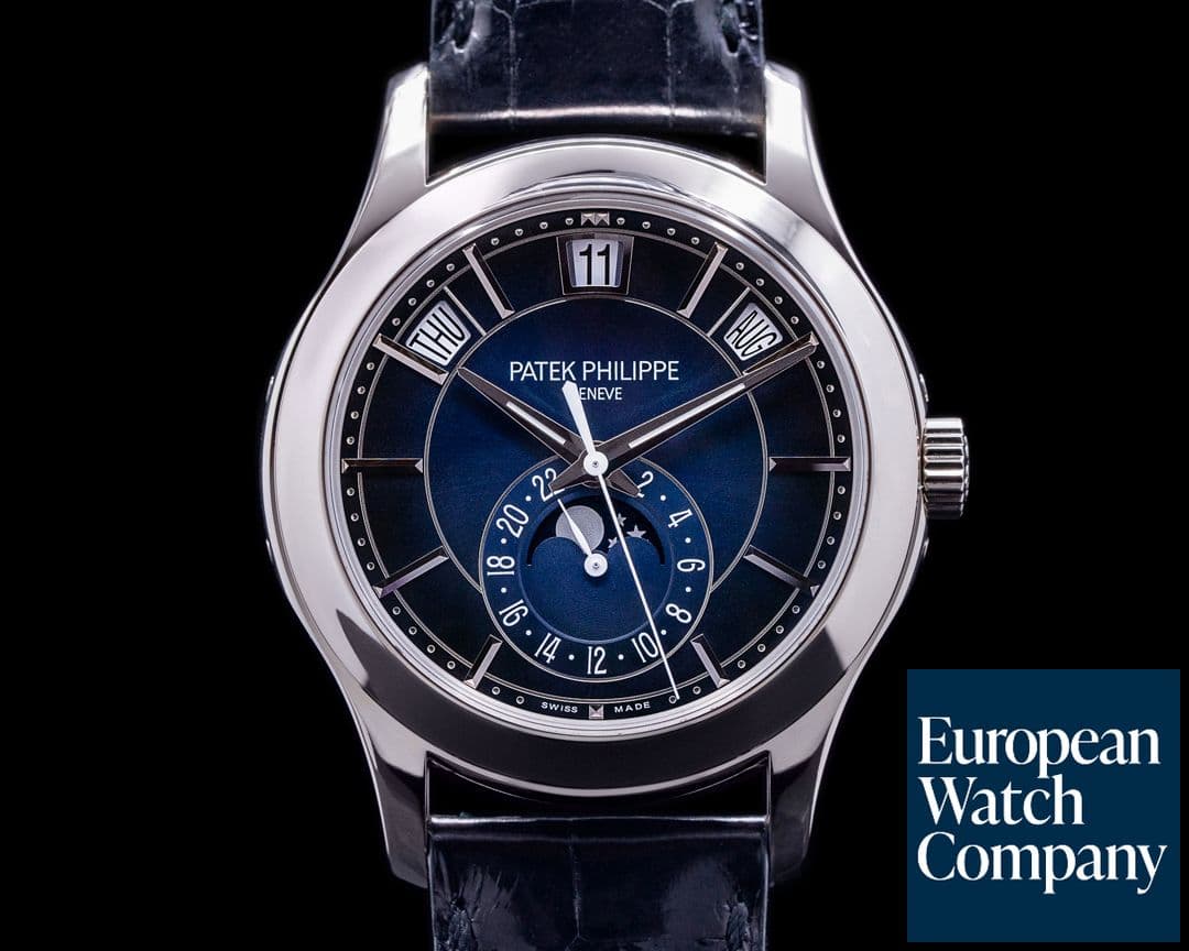 Image of Patek Philippe Annual Calendar 5205G Blue Dial 18K White Gold 2021