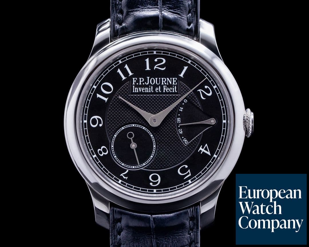 Image of F. P. Journe Chronometre Souverain Platinum 40MM BLACK LABEL FULL SET