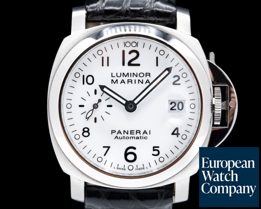 Image of Panerai Luminor Marina SS White Dial 40MM