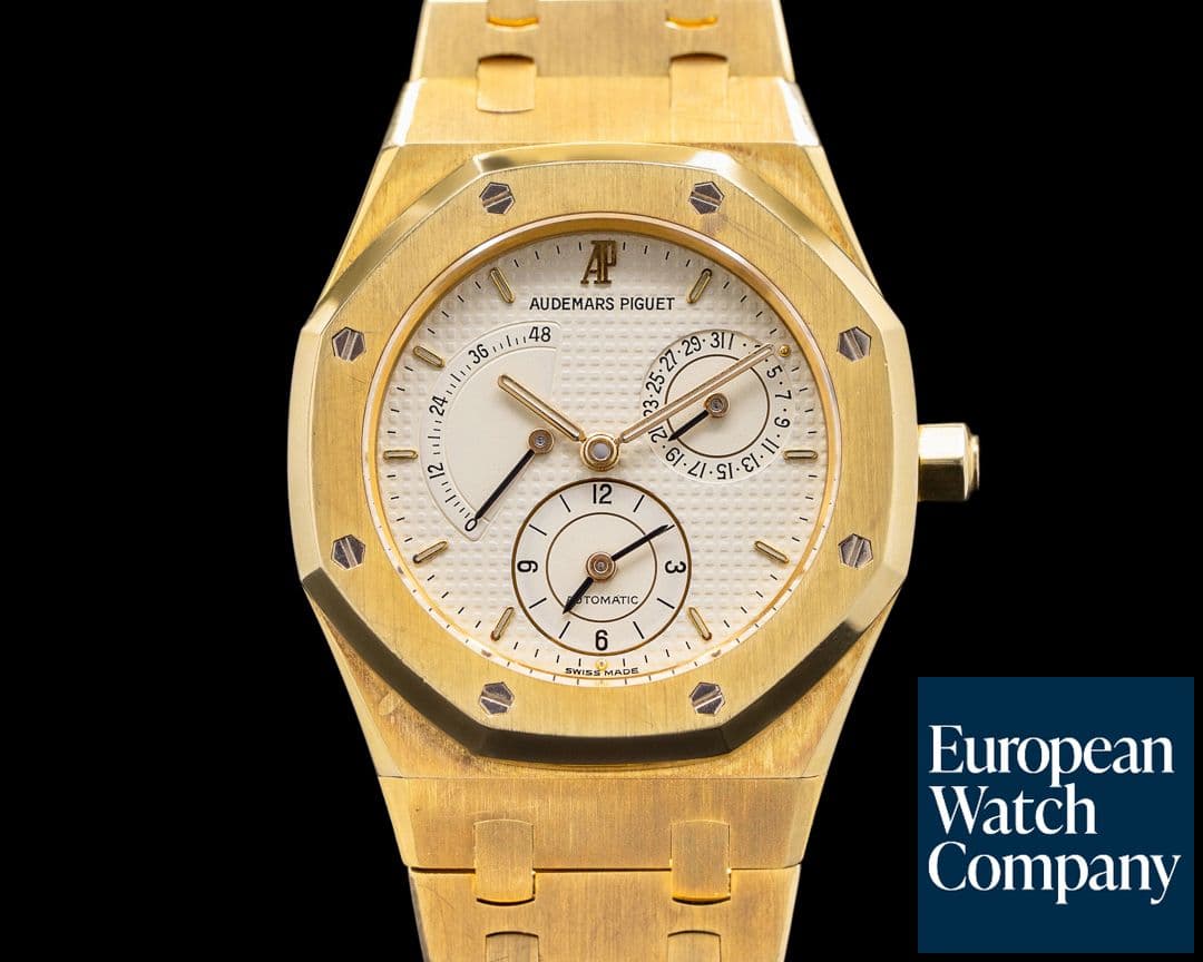 Image of Audemars Piguet Royal Oak Dual Time 18K Yellow Gold White Dial 36MM