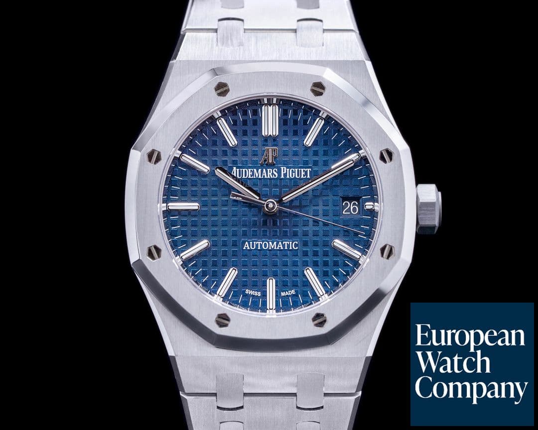 Image of Audemars Piguet Royal Oak 15450ST Blue Dial SS FULL SET