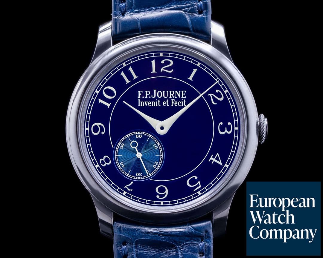 Image of F. P. Journe Chronometre Bleu Tantalum Blue Dial 