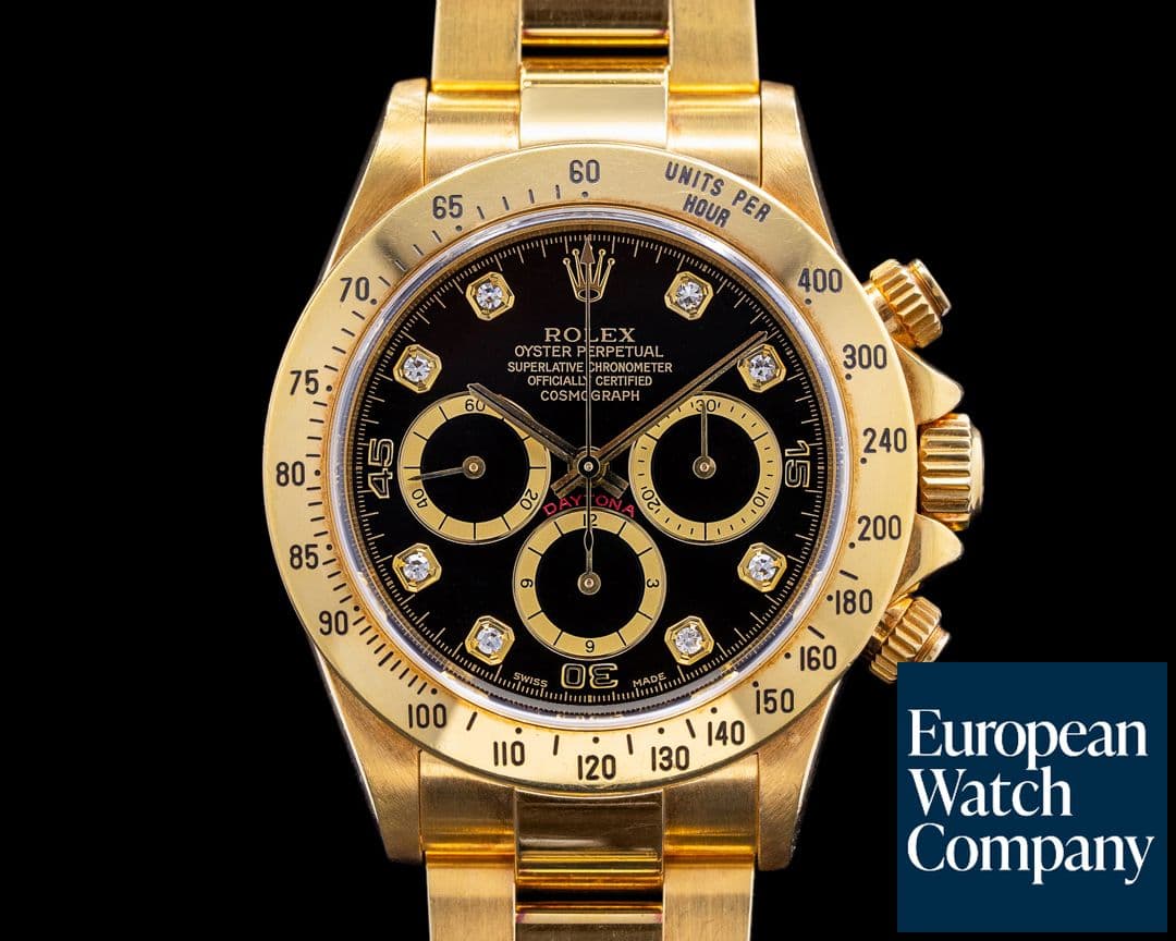 Image of Rolex 1999 Daytona Zenith Black Diamond A Series SHARP + PATINA