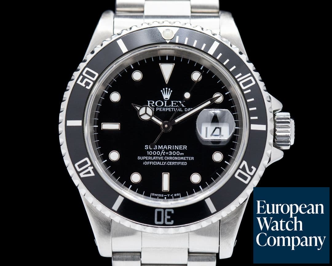 Image of Rolex Submariner SS Black Dial Trituim 