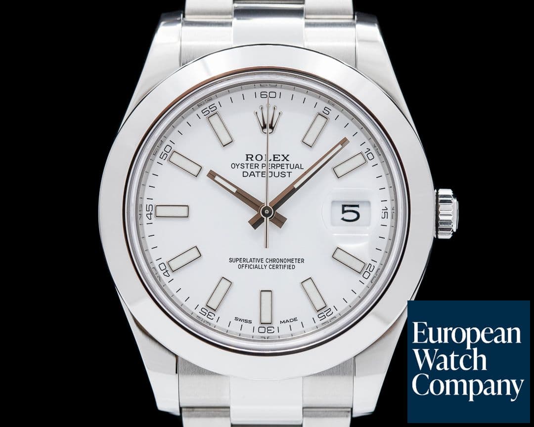 Image of Rolex Datejust II SS White Dial 
