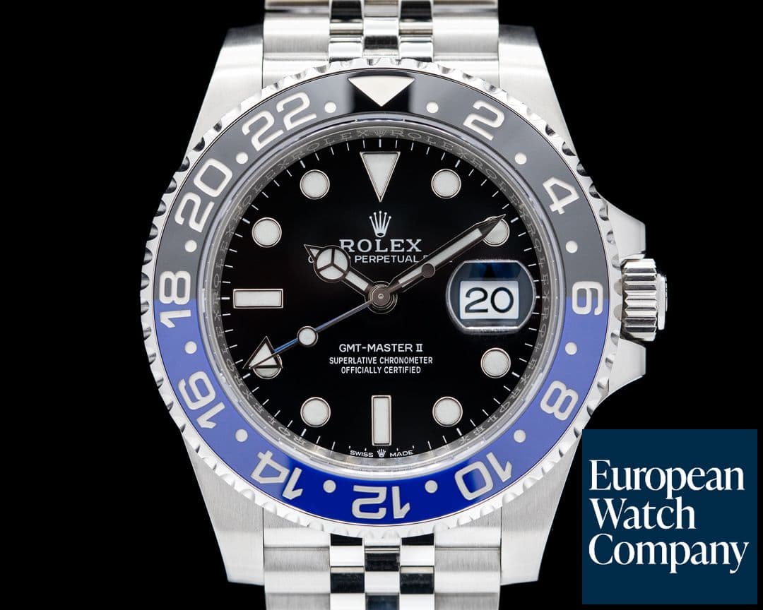 Image of Rolex GMT Master II 126710 Ceramic "Batman" SS UNWORN