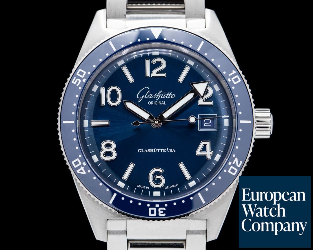 Image of Glashutte Original SeaQ Blue Dial SS / Bracelet 2022