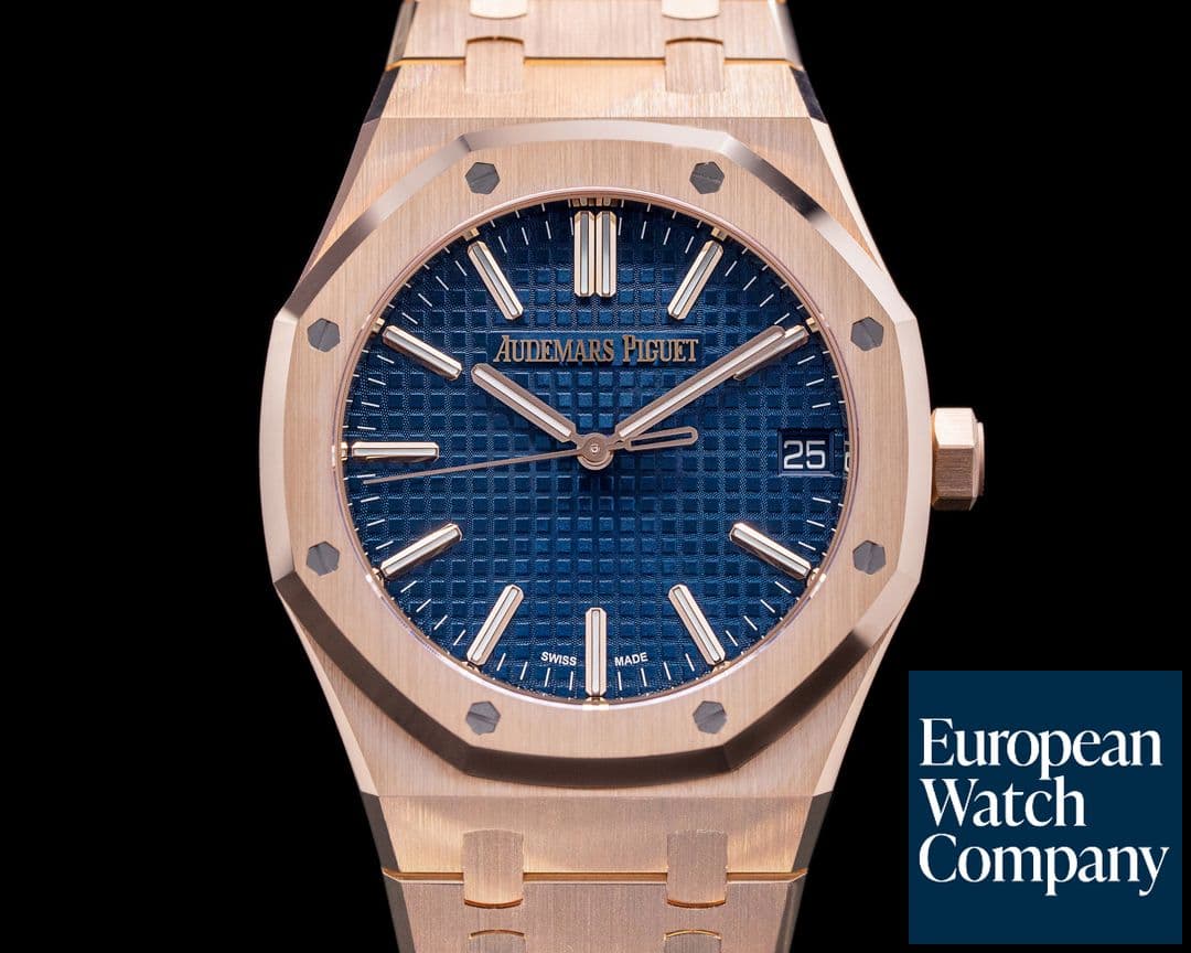 Image of Audemars Piguet Royal Oak Black Dial 15510OR 50th Anniversary RARE UNWORN