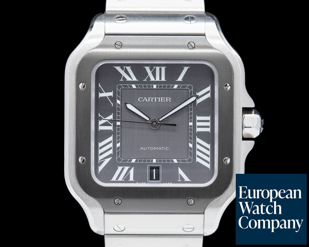 Image of Cartier Santos Large SS / SS Grey Dial Automatic