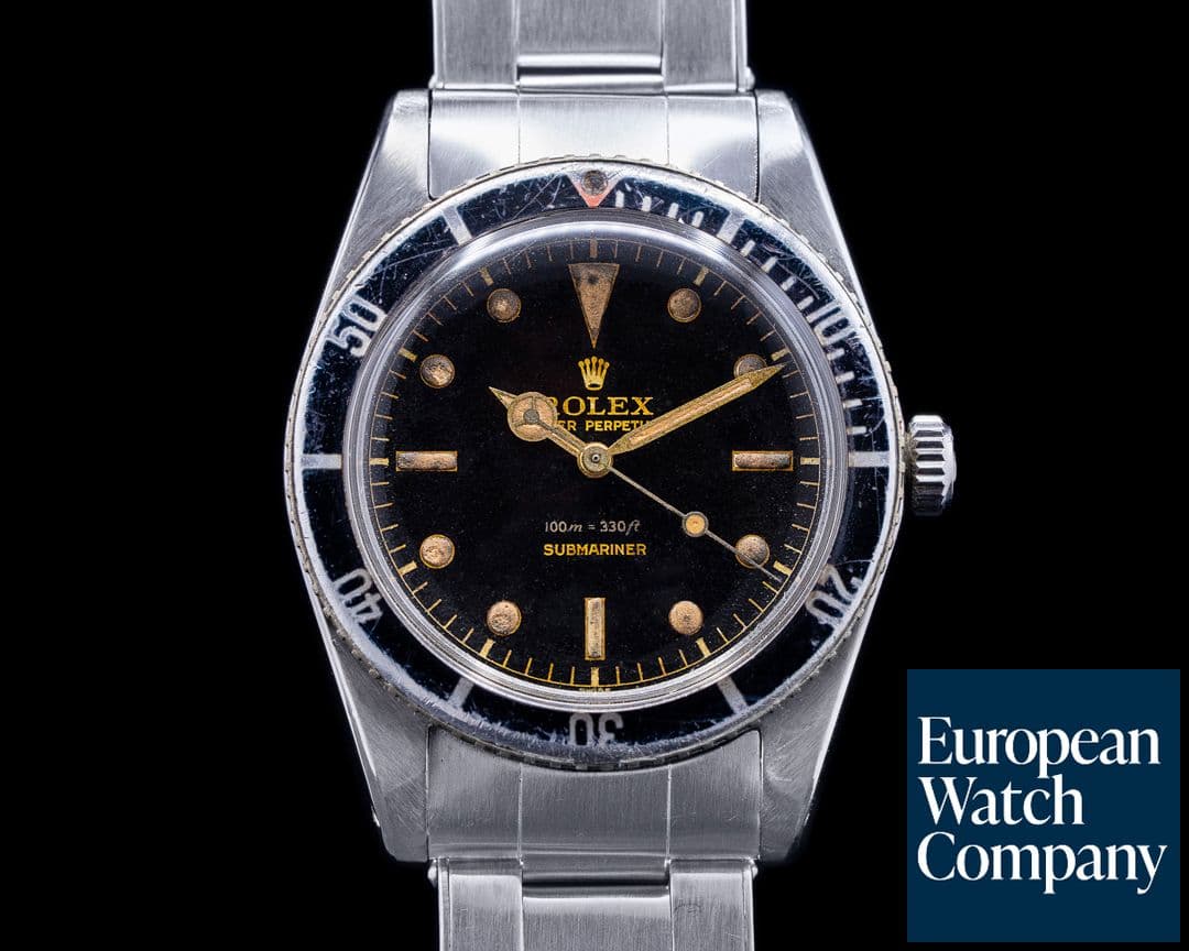 Image of Rolex Small Crown Gilt Submariner c. 1959