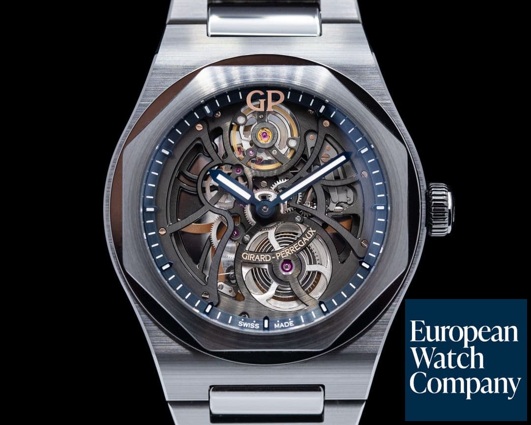 Image of Girard Perregaux Laureato Skeleton Black Ceramic North America Edition