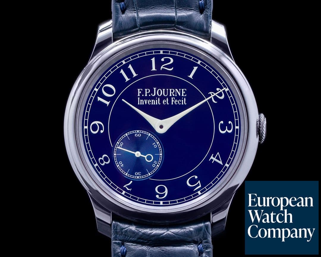 Image of F. P. Journe Chronometre Bleu Tantalum Blue Dial 