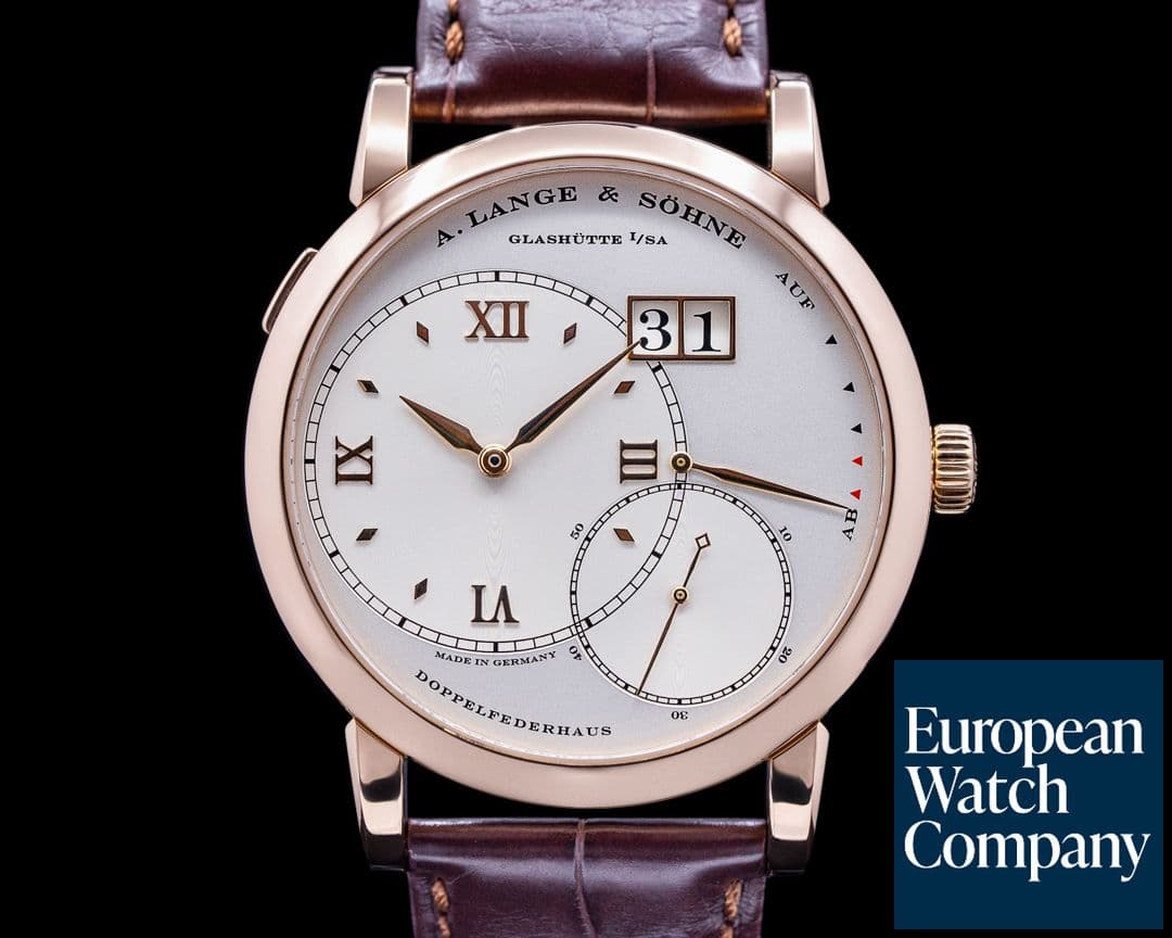 Image of A. Lange and Sohne Grand Lange 1 18K Rose Gold Silver Dial 42MM