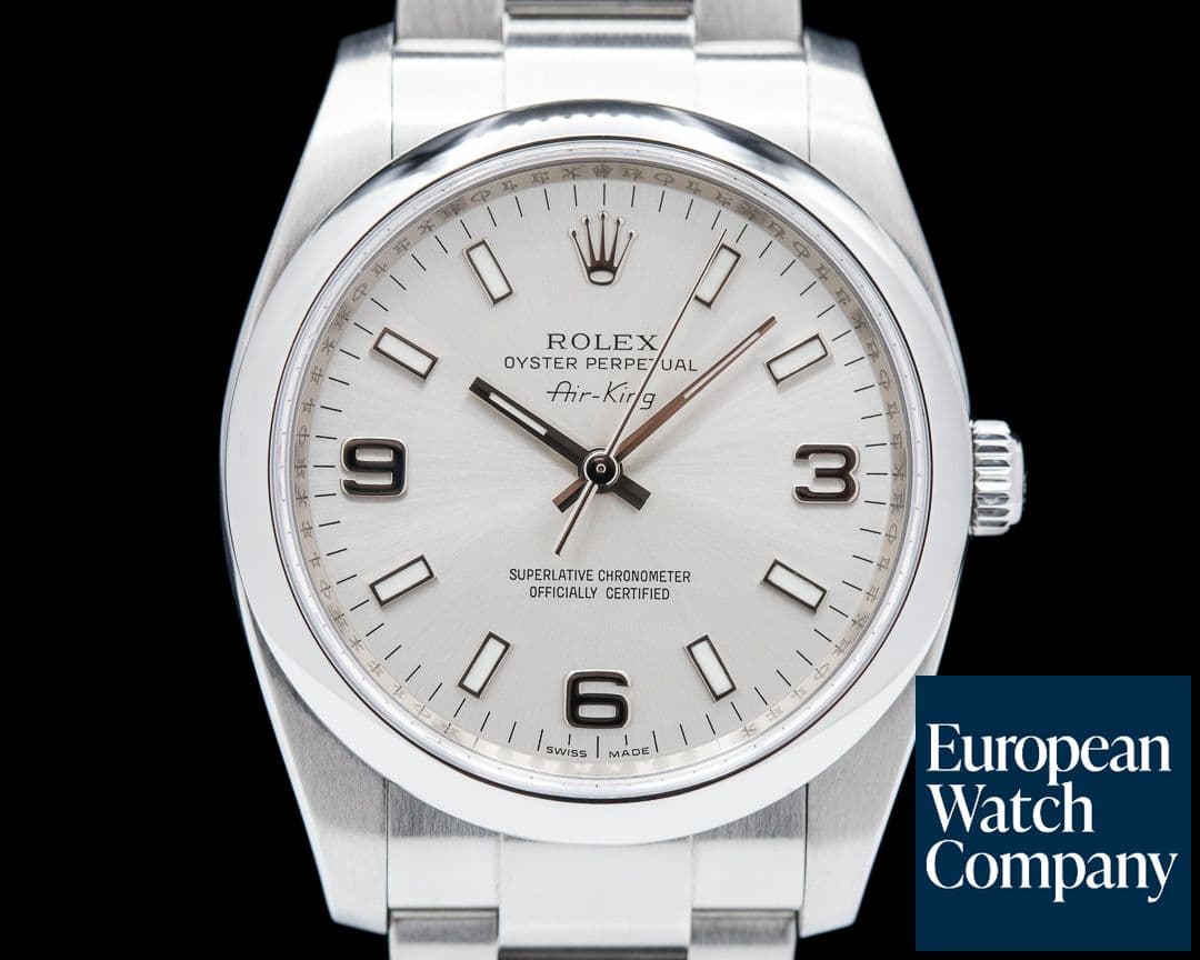 Image of Rolex Oyster Perpetual Silver Dial SS 34mm