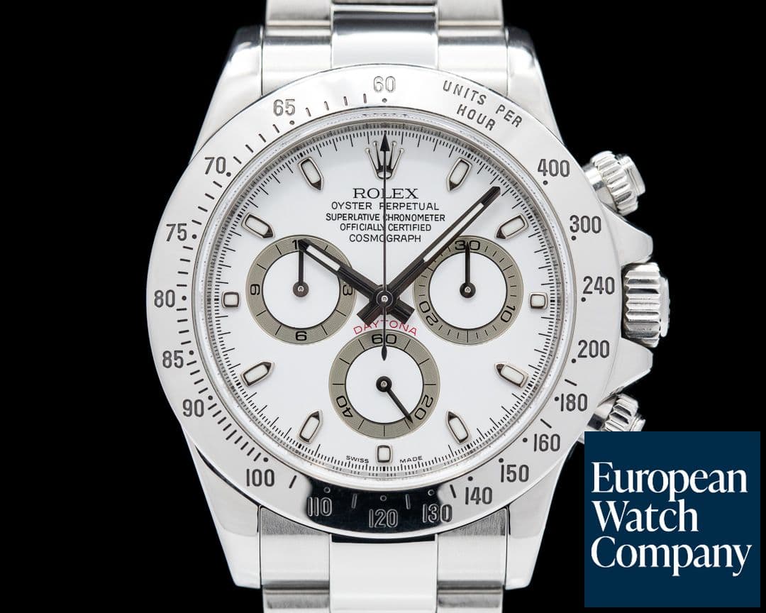 Image of Rolex Daytona 116520 White Dial SS FULL SET