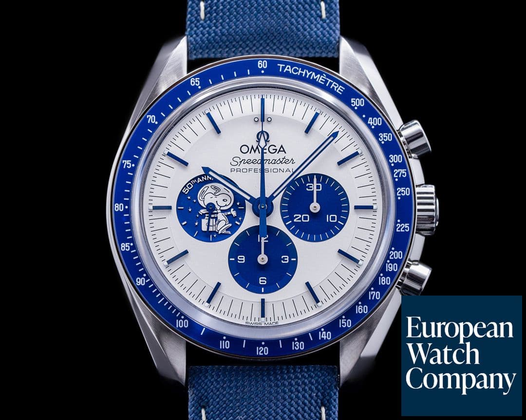 Image of Omega Speedmaster Silver Snoopy Award 50th Anniversary UNWORN