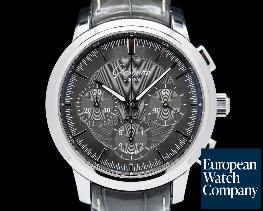 Image of Glashutte Original Senator Chronograph 
SS/SS Grey Dial 40MM