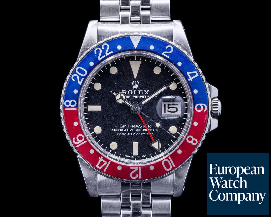 Image of Rolex Vintage GMT Master "Pepsi Bezel" SS Circa 1970