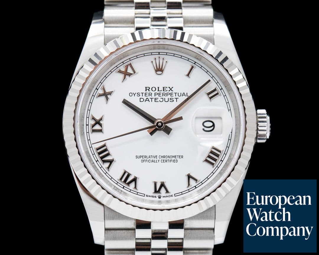 Image of Rolex Datejust White Roman Dial / Jubilee Bracelet 2019