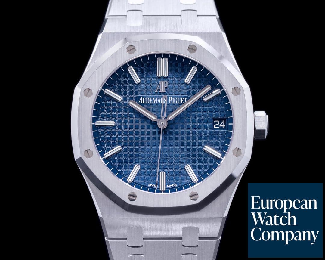 Image of Audemars Piguet Royal Oak Blue Dial 15500ST 2022