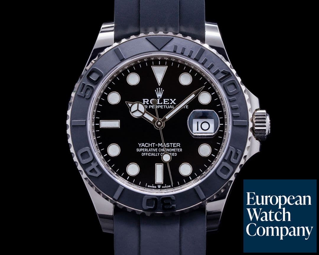 Image of Rolex Yacht Master 226659 18K White Gold / Rubber 42MM 2022