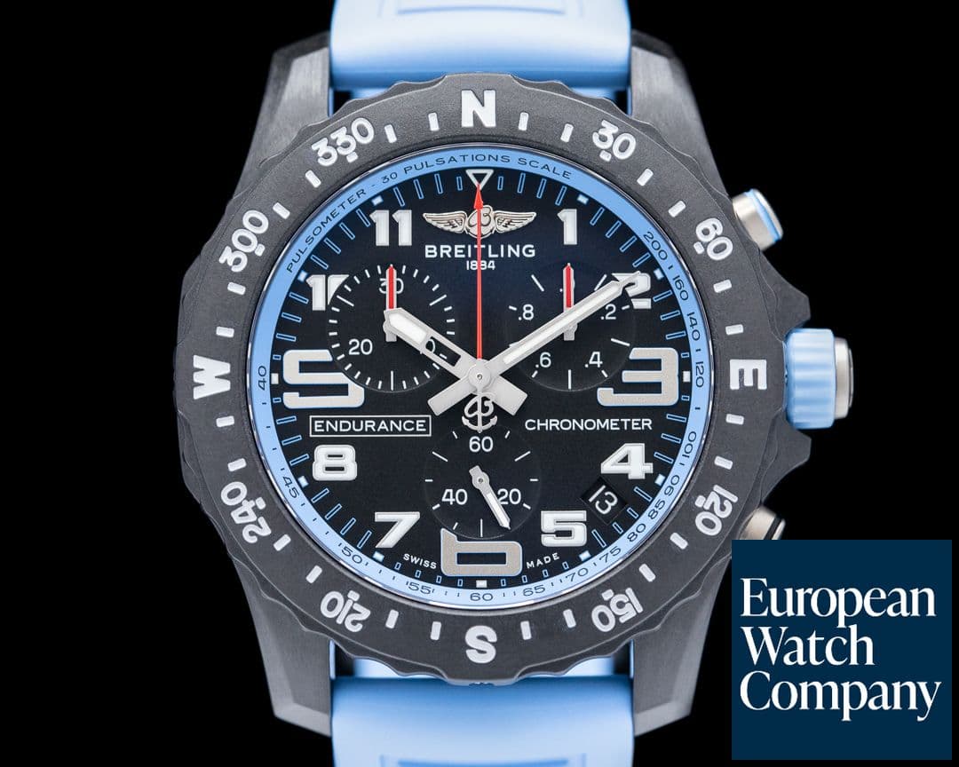 Image of Breitling Endurance Pro Chronograph Light Blue Strap