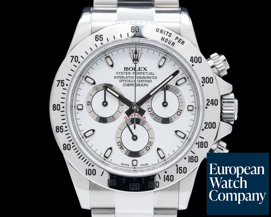 Image of Rolex Daytona 116520 White Dial SS FULL SET